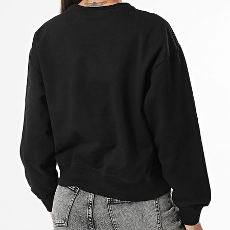 Calvin Klein - Felpa girocollo da donna LV047B234G Nero