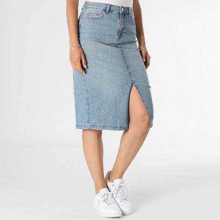 Only - Gonna donna Moon Midi Denim Blue Jeans