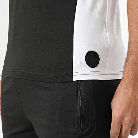 Zelys Paris - Set di maglietta e pantaloncini da jogging neri Orentin