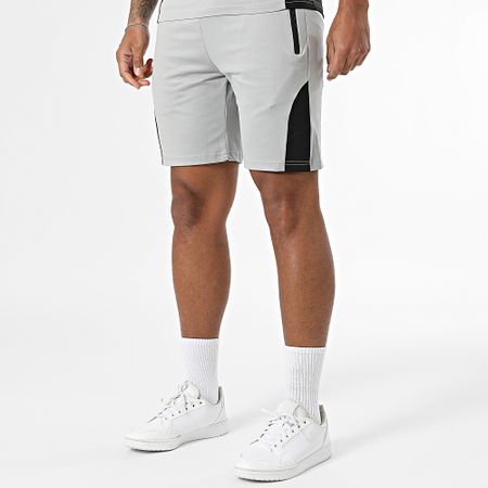 Zelys Paris - Set di maglietta e pantaloncini da jogging grigi Orentin