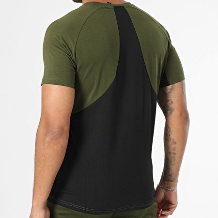 Zelys Paris - Set di maglietta e pantaloncini da jogging verde cachi di Orentin
