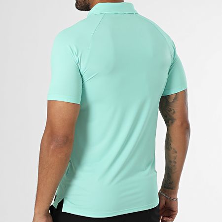 Zelys Paris - Set polo a maniche corte e pantaloncini da jogging Ael Verde chiaro Nero