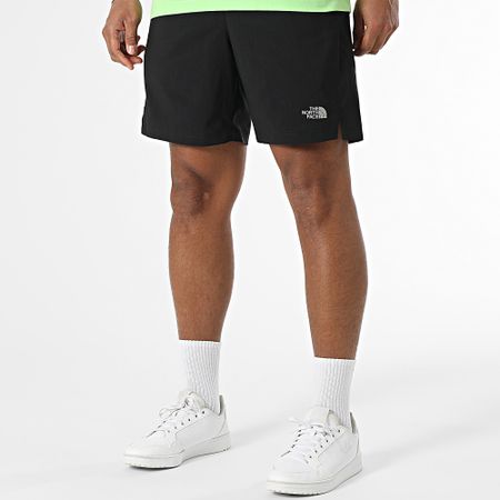 The North Face - Set di maglietta e pantaloncini da jogging A87NG A3O1B Nero Verde chiaro