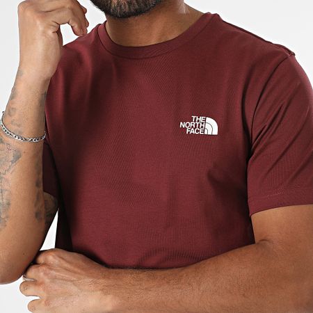 The North Face - Maglietta e set da jogging corto A87NG A3O1B Bordeaux Nero