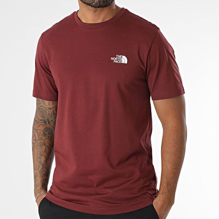 The North Face - Maglietta e set da jogging corto A87NG A3O1B Bordeaux Nero