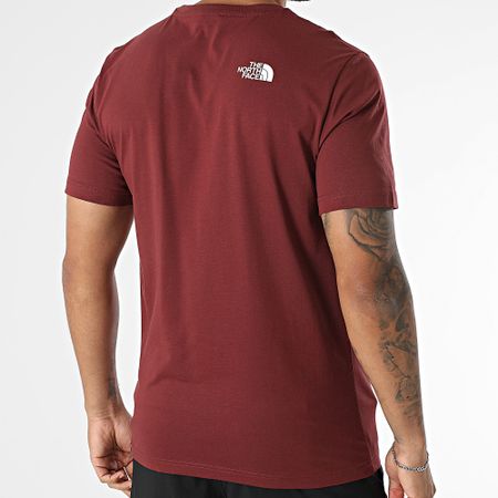 The North Face - Maglietta e set da jogging corto A87NG A3O1B Bordeaux Nero