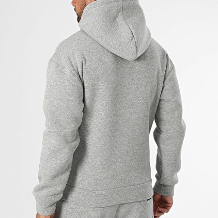 Zelys Paris - Set di pantaloni da jogging e felpa con cappuccio - grigio erica