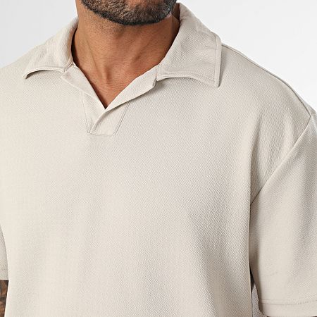Mackten - Set Polo e pantaloni a maniche corte 231 Beige
