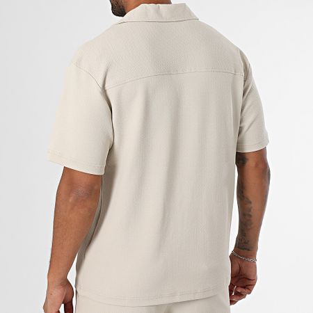 Mackten - Set Polo e pantaloni a maniche corte 231 Beige