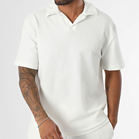 Mackten - 231 Set pantaloni e pantaloncini Polo bianchi