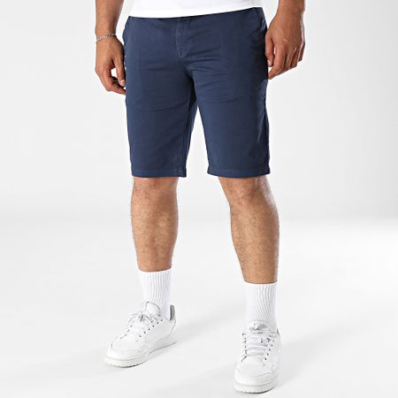Mackten - Pantaloncini Chino 002 blu navy