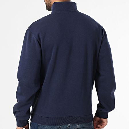 Reebok - Identity SL Felpa in pile con collo a zip 100202890 Blu navy