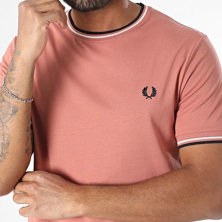 Fred Perry - Maglietta Twin Tipped M1588 Rosa