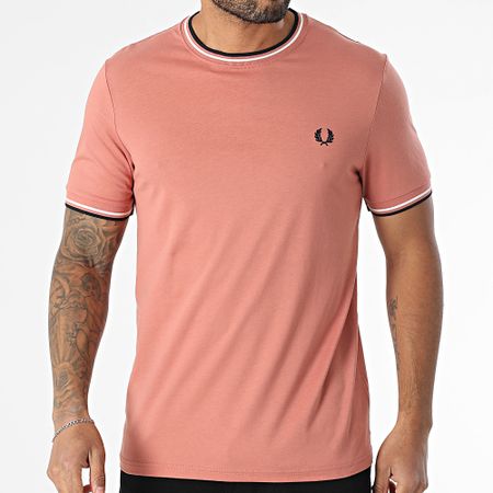 Fred Perry - Maglietta Twin Tipped M1588 Rosa