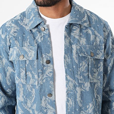 Frilivin - Denim Blue E02 Set di jeans e soprabito regular fit