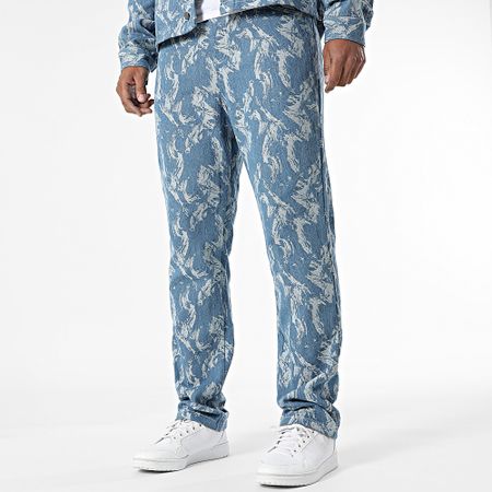 Frilivin - Denim Blue E02 Set di jeans e soprabito regular fit