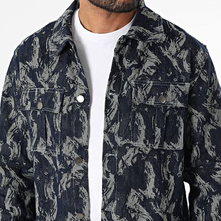 Frilivin - Jeans e Jeans Regular Fit E02 Raw Blue Set di camicie