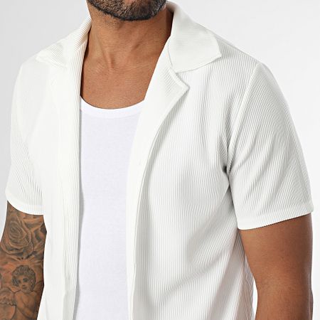 MTX - Camicia a maniche corte e pantaloni a coste 017 Set beige chiaro