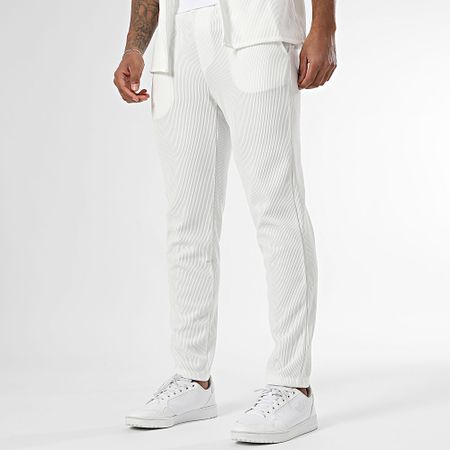 MTX - Camicia a maniche corte e pantaloni a coste 017 Set beige chiaro