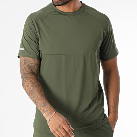 Classic Series - Set di maglietta e pantaloncini da jogging verde cachi 439