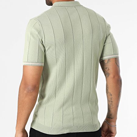 Frilivin - Polo a manica corta in maglia 627 verde chiaro