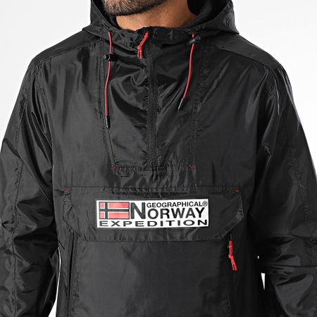 Geographical Norway - Giacca a vento outdoor con cappuccio 244 nero