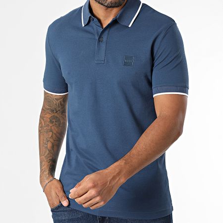 BOSS - Polo Slim Sleeve Passertip 50507699 Blu navy