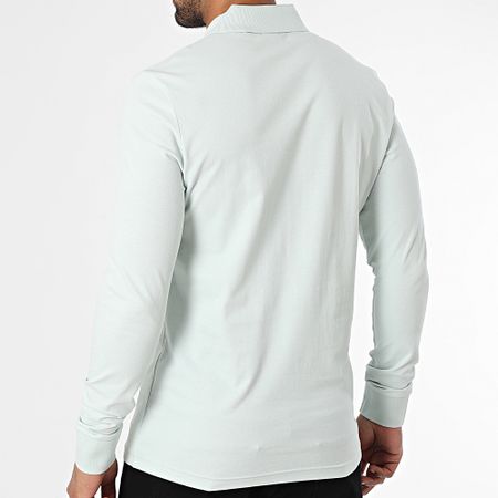 BOSS - Polo a maniche lunghe Passerby 50507704 Blu chiaro