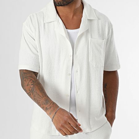 Classic Series - Set camicia e pantaloni a maniche corte 309 beige chiaro