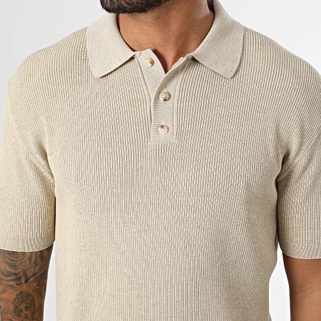 Classic Series - Polo a maniche corte a coste 572 Beige