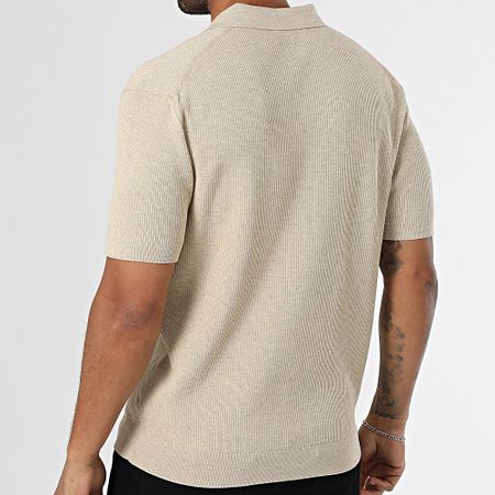Classic Series - Polo a maniche corte a coste 572 Beige