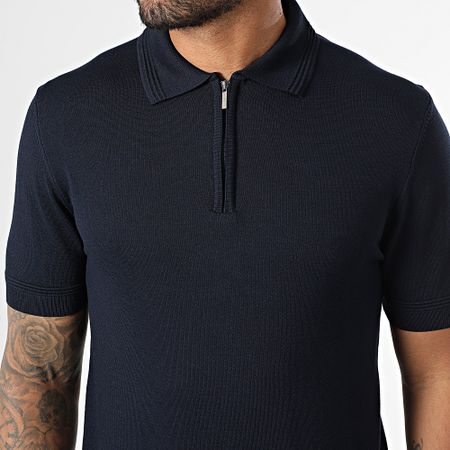 Classic Series - Polo manica corta a rete 565 blu navy