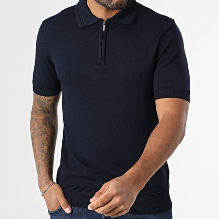 Classic Series - Polo manica corta a rete 565 blu navy