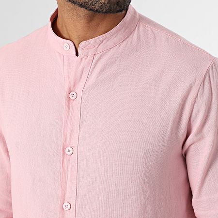 KZR - Camicia a maniche lunghe Collo da ufficiale 053 Rosa