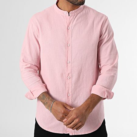 KZR - Camicia a maniche lunghe Collo da ufficiale 053 Rosa