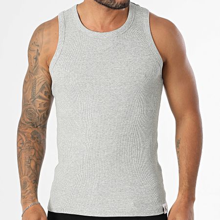 Calvin Klein - Canotta a costine NB4319 Grigio scuro