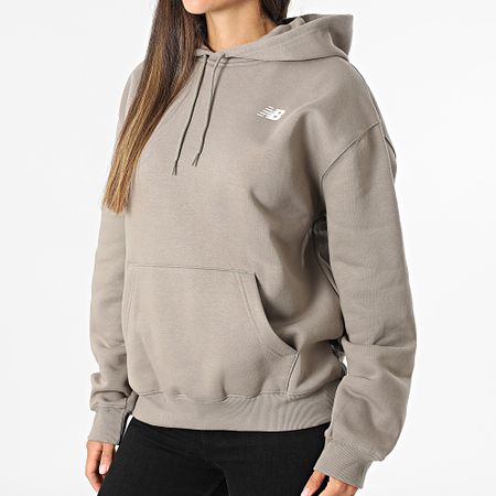 New Balance - Felpa con cappuccio da donna WT51947 Grigio