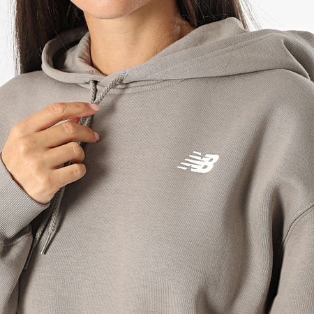 New Balance - Felpa con cappuccio da donna WT51947 Grigio