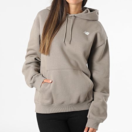 New Balance - Felpa con cappuccio da donna WT51947 Grigio
