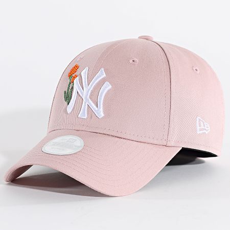 New Era - Cappellino da donna con perline 9Forty NY Yankees 60667503 Rosa Floreale