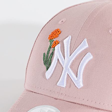 New Era - Cappellino da donna con perline 9Forty NY Yankees 60667503 Rosa Floreale