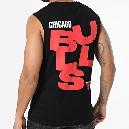 New Era - Canotta grafica Chicago Bulls NBA 60667733 Nero