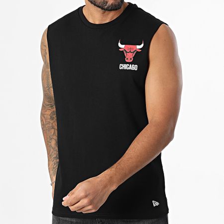 New Era - Canotta grafica Chicago Bulls NBA 60667733 Nero