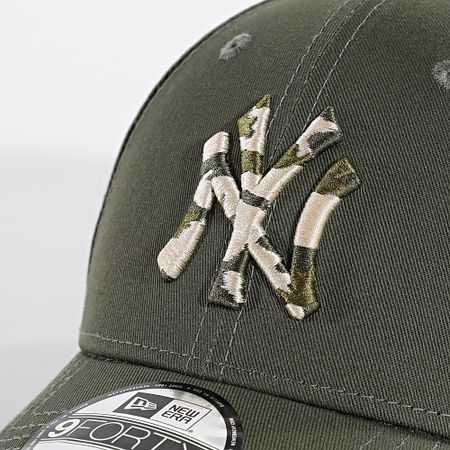 New Era - Cap stagionale 9Forty NY Yankees 60667435 Verde cachi