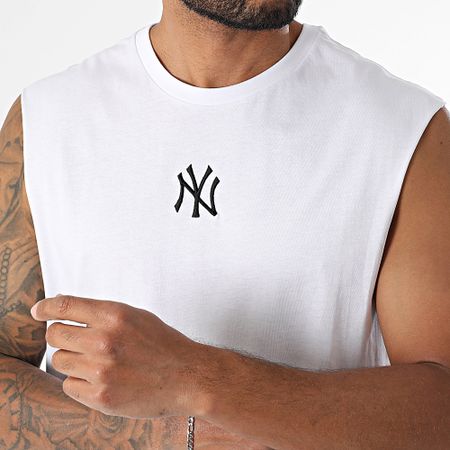 New Era - Canotta MLB Midi NY Yankees 60691044 Bianco