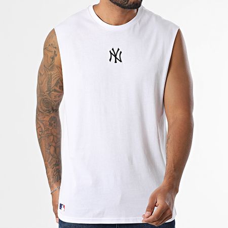 New Era - Canotta MLB Midi NY Yankees 60691044 Bianco