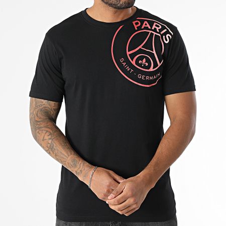 PSG - T-shirt Big Logo Cropped Paris Saint Germain P24279C Nero