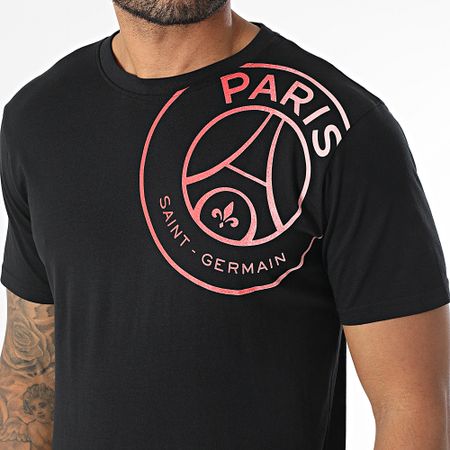 PSG - T-shirt Big Logo Cropped Paris Saint Germain P24279C Nero