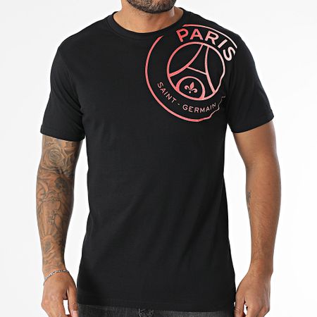 PSG - T-shirt Big Logo Cropped Paris Saint Germain P24279C Nero
