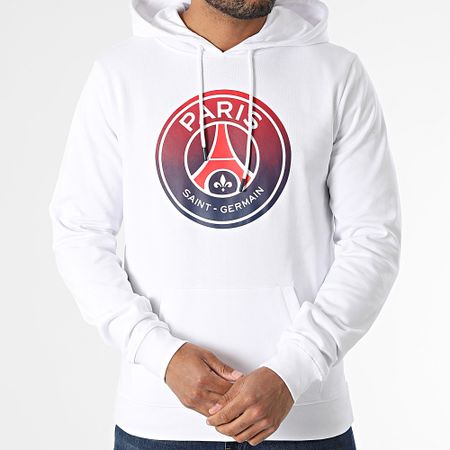 PSG - Felpa con cappuccio Paris Saint Germain P24286 Bianco